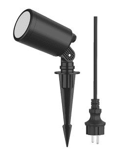 LED dārza gaisma 230Vac, 7W 520lm 2700K - 6500K, RGB+CCT, IP65, smart Wi-Fi, vadāma caur lietotni, TUYA / Smart Life, WOOX R5147 8435606715034; 8435606830546