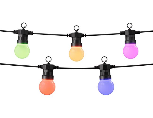 LED virtene, krāsaina RGB + CCT, Wi-Fi, mitrumizturīga ar IP65 aizsardzību, 9m, ar papildu tālvadības pulti. R5195 8435606745024