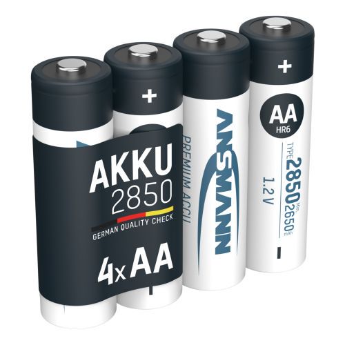 Akumulators R6 (AA) 1.2V 2850mAh Ni-Mh ANSMANN (4 gab.iepakojums) R6/2850/ANS-BL4 4013674352128