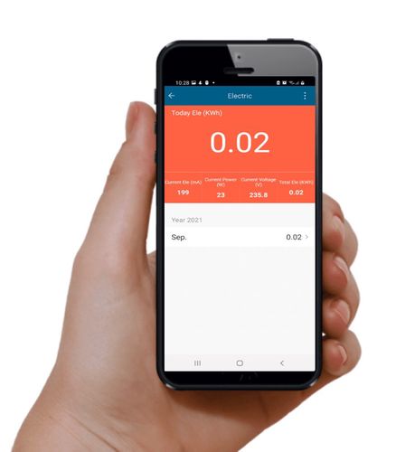 Viedā Wi-Fi rozete, Wi-Fi, 3680W 16A, ar enerģijas mērīšanu, TUYA / Smart Life, WOOX R6113 8435606720892