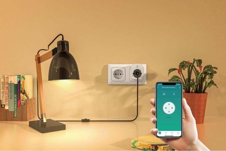 Viedās rozetes 2 gab, 3680W, 16A, ar enerģijas skaitītāju, TUYA, WOOX R6118-2pack 8435606721660