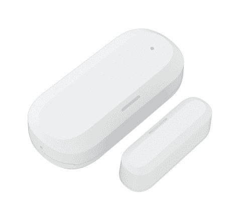Smart ZigBee iekštelpu bezvadu durvju un logu sensors, 2 x CR2032, balts, WOOX R7047 8435606701259