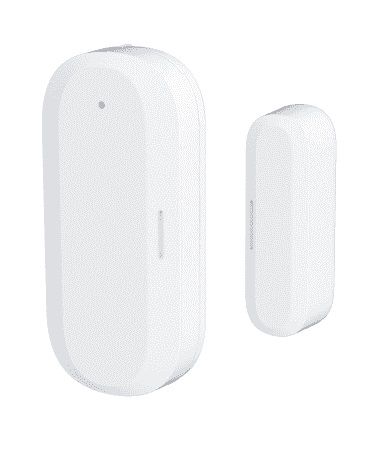 Smart ZigBee iekštelpu bezvadu durvju un logu sensors, 2 x CR2032, balts, WOOX R7047 8435606701259