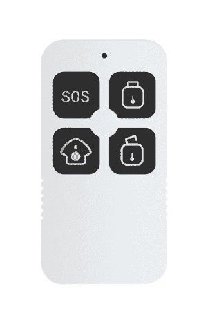 Viedā tālvadības pults bezvadu mājas drošības sistēmai ZigBee, CR2032, balts, WOOX R7054 8435606701136