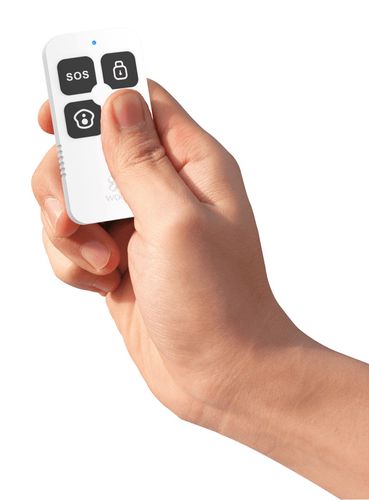Viedā tālvadības pults bezvadu mājas drošības sistēmai ZigBee, CR2032, balts, WOOX R7054 8435606701136