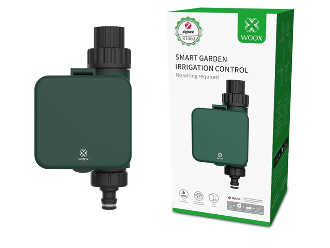 Viedā dārza apūdeņošanas kontrole, ZigBee, TUYA, WOOX R7060 8435606701198