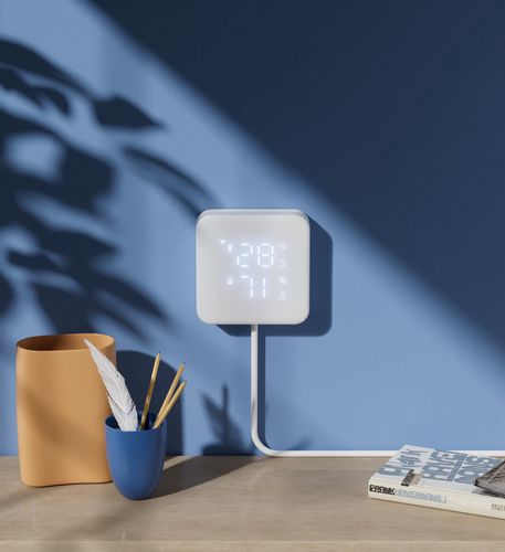 Viedā universālā IR tālvadības pults ar temperatūras un mitruma sensoru, Wi-Fi, TUYA, WOOX R7246 8435606732833