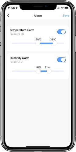 Viedā universālā IR tālvadības pults ar temperatūras un mitruma sensoru, Wi-Fi, TUYA, WOOX R7246 8435606732833
