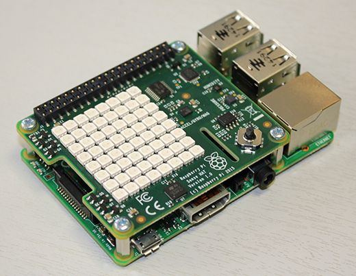 Raspberry Pi Sense HAT Spiediena/Mitruma/Temperatūras sensori RASPBERRYPI-SENSEHAT 640522710799