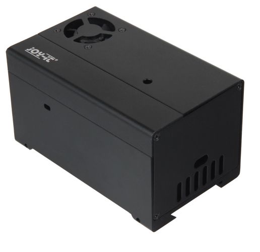 Korpuss mini datoram Raspberry Pi 3/4, alumīnija, uz DIN sliedes, lietošanai ar STROMPI3 JOY-IT RB-StromPI3-Case 4250236820347