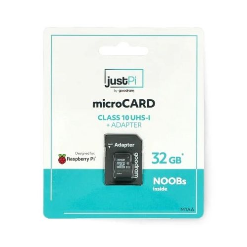 Raspberry Pi 4B 4GB sākuma komplekts ar barošanas bloku, korpusu un 32GB atmiņas karti ar NOOBS OS RPI-15064 5903351242561