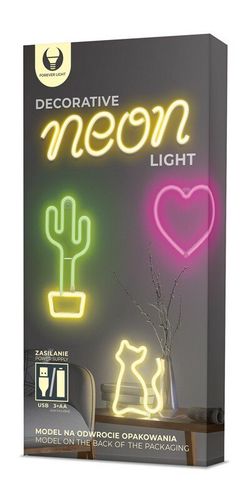 Neona LED gaisma VALIS silti balts Bat + USB FLNEO9 Forever Light RTV100218 5900495949646
