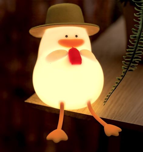 LED nakts lampa SUMMER DUCK FNL-11, uzlādējama USB C, 1200mAh, mūžīgā gaisma RTV100565 5907457738010