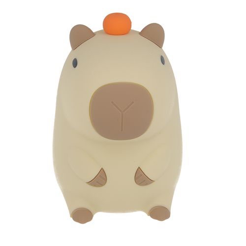 LED naktslampiņa bērniem FRIENDLY CAPYBARA touch silikona soft RTV200012 5907457752023