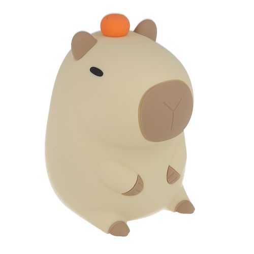 LED naktslampiņa bērniem FRIENDLY CAPYBARA touch silikona soft RTV200012 5907457752023
