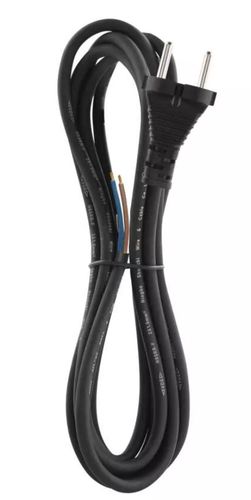 Strāvas vads ar gumijas izolāciju 2x1,0 mm² 3m elektroinstrumentiem EMOS S03030 8595025348838