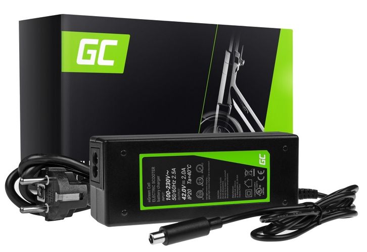 Lādētājs 42V 2A elektriskajam skrejritenim Xiaomi Mijia M365, M365 Pro / Segway Ninebot ES1, ES2, ES3, ES4 / Lime / Hive / Bird SAD01 5903317229711