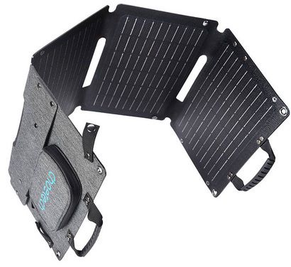 Choetech SC006 salokāms saules lādētājs 40W 1xUSB QC, 1xUSB-C PD (pelēks) SC006-V5 6932112106506