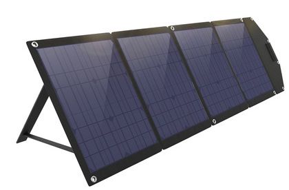 Pārnēsājama saules baterija 100 W, 1 x līdzstrāvas, 1 x USB-C, 2 x USB-A, salocīta: 505 x 370 x 37 mm, izvērsts: 1700 x 370 x 4,7 mm, Choetech. SC009 6932112103727