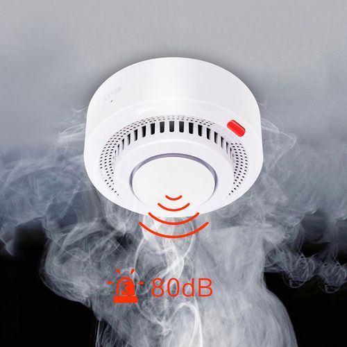 Dūmu sensors Wi-Fi, TUYA, ar sirēnu 85 dB, balts, 2x AAA SD01 6976037361190; 6976037363125