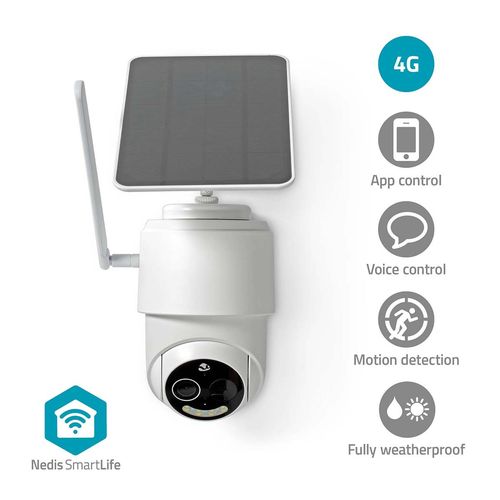 SmartLife Outdoor Camera | Full HD 1080p | Pan tilt | IP65 | Cloud Storage (optional) / microSD (not included) | 5 V DC | With motion sensor | Night vision | White SIMCBO50WT 5412810418848