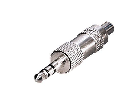 Stereo kontaktdakša  3.5mm metāliska AU/CX-3.5S-M-ME 4040849110177; 5902270706444