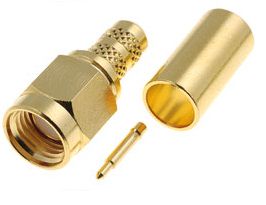 Spraudnis SMA uzpresējams 50Ω RG58 kabelim AMPHENOL SMA1111A13GT50G150