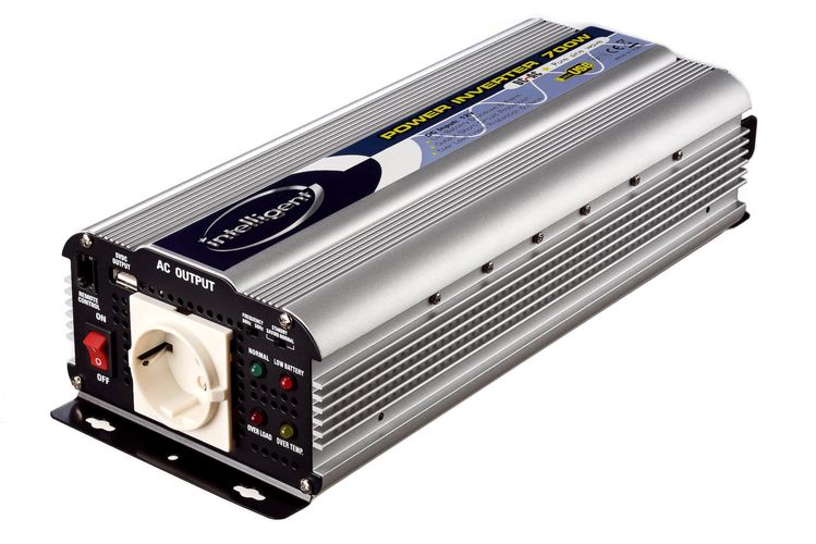 700W līdzstrāvas/maiņstrāvas pārveidotājs tīrs sinusoidālais vilnis 12V/230V ar USB SN-700USB/12V