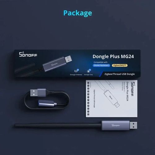 Viedās mājas tīkla dongle PLUS MG24 Zigbee/Thread MQTT SONOFF-DONGLE-PMG24 6920075743364