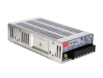 Impulsu barošanas bloks 27V 3.8A PFC slēgts MEAN WELL SP-100-27