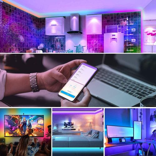 LED digitālais lentes kontrolieris 5-24V, Bluetooth, 1024 PIX SP110E