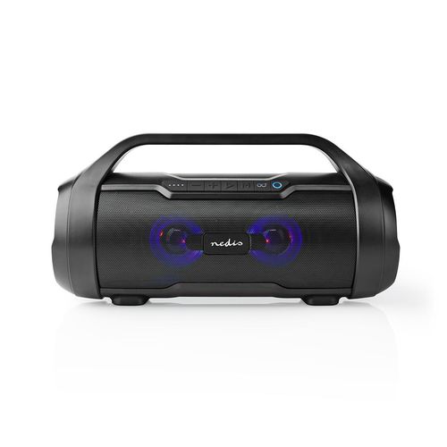 Bluetooth® Party Boombox | 360 min | 2.0 | 60 W | Media playback: AUX / Micro SD / USB | IPX5 | Linkable | Carrying handle | Party lights | Black SPBB310BK 5412810323784