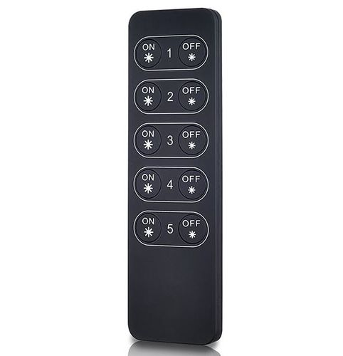 LED lentes vadības sistēmas tālvadības pults 5-u zonu kontrolei, Easy-RF sērija, Sunricher SR-2801