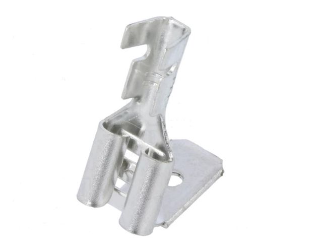 Termināls: plakans; 6,3 mm; 0,8 mm; sieviešu/maju; 0,5÷1 mm2; alvas; misiņš ST-025/2