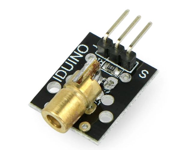 Lāzera diode 5mW sarkana 650nm 5V - modulis Iduino ST1172