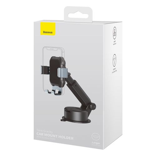 Automašīnas piesūcekņa turētājs 4,7-6,5" viedtālruņiem, melns SUYL-TK01 6953156226326