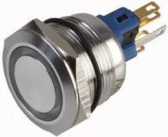 SWITCH, A-V, 316SS, 22MM,12V, ORANGE LED RJS103-22L-F-R-O-BS-12V-67J