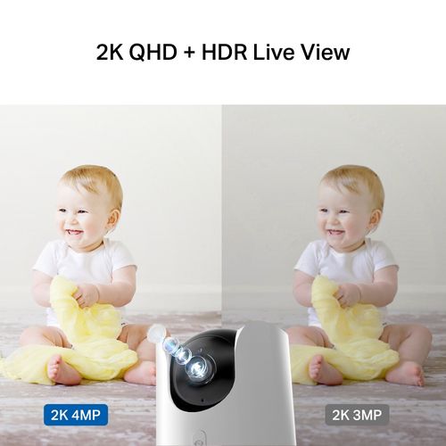 Wi-Fi iekšējā kamera, 2K 1440p, Apple Homekit, Pan/Tilt, ar privāto ierīci, MicroSD līdz 512GB TAPO-C225 4897098688090