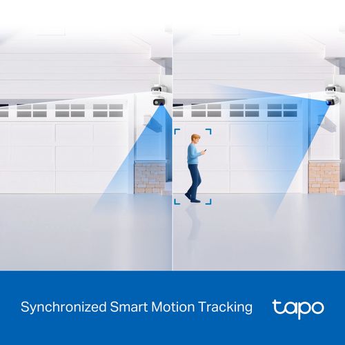 Lauko / Vidaus Wi-Fi kamera ar diviem objektiem, 2K 3MP F2.8 + F6.0, IP65, MicroSD līdz 512GB TAPO-C246D