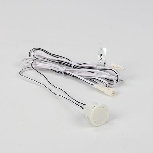 LED kontrolieris, 12-24 V 4A, ON-OFF-DIM,iebūvējams, plastmasas, balts TD004A-W