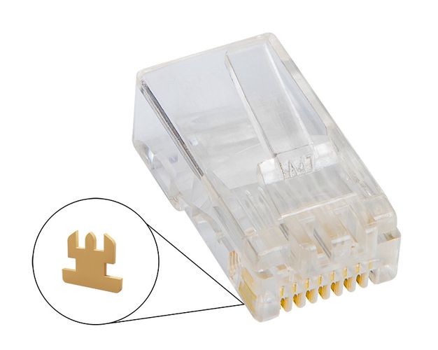 Spraudnis RJ45  WM8p8c monolītajam kabelim TF-WM8P8C/M 5900804023203; 5901436719335