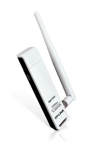 Ārējais Wi-Fi adapteris savienojams caur USB, b/g/n 150Mbit/s ar noņemamu antenu CMP-WNUSB722N 6935364050467