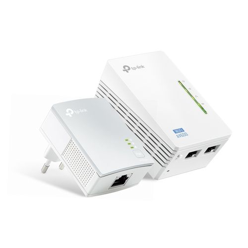 Strāvas līnijas adapteris 600Mbps un Wi-Fi diapazona paplašinātāja komplekts 300Mbps TL-WPA4220KIT 6935364032258