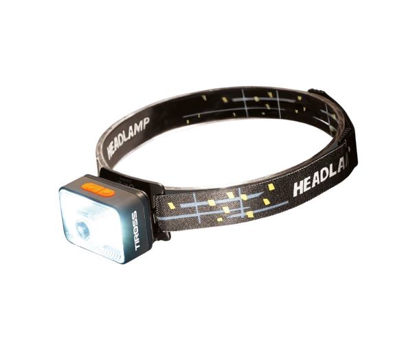 LED priekšējais lukturis, XPE 90lm + COB 200lm +sarkans, uzlādējams 1200mAh TS-1964 5901698508029