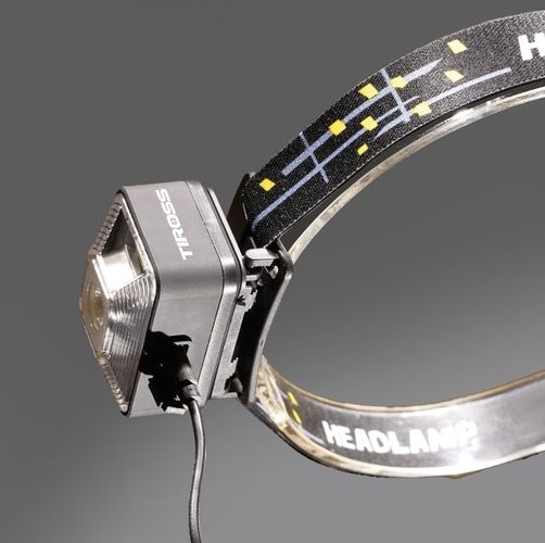 LED priekšējais lukturis, XPE 90lm + COB 200lm +sarkans, uzlādējams 1200mAh TS-1964 5901698508029