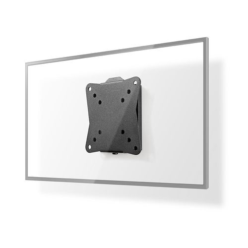 Fixed TV Wall Mount | 13 - 27 " | Maximum supported screen weight: 30 kg | Minimum wall distance: 20 mm | Steel | Black TVWM1010BK 5412810268900