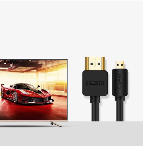 Kabelis HDMI-microHDMI 1.5m (HDMI 2.0 4K@60Hz) melns HD127 UGREEN UGREEN/30102 6957303831029