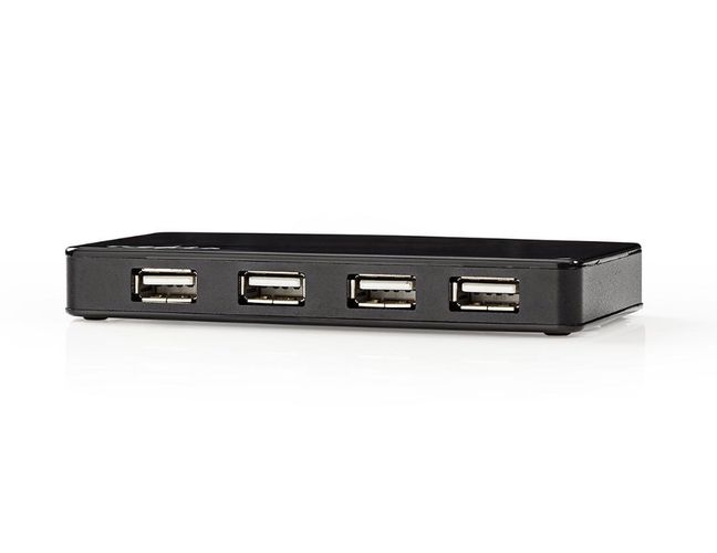 Centrmezgls (HUB) USB 2.0 7 portu ar ārēju barošanas bloku UHUBU2730BK 5412810269846