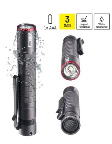 Lukturis, mitruma izturīgs IP65, ULTIBRIGHT 50, CREE LED, 100lm, 1xAA, EMOS P3150 8592920089675