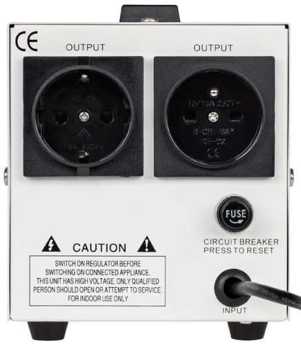 Vienfāzes sprieguma stabilizators 230Vac 500VA URZ3418 5901890025256